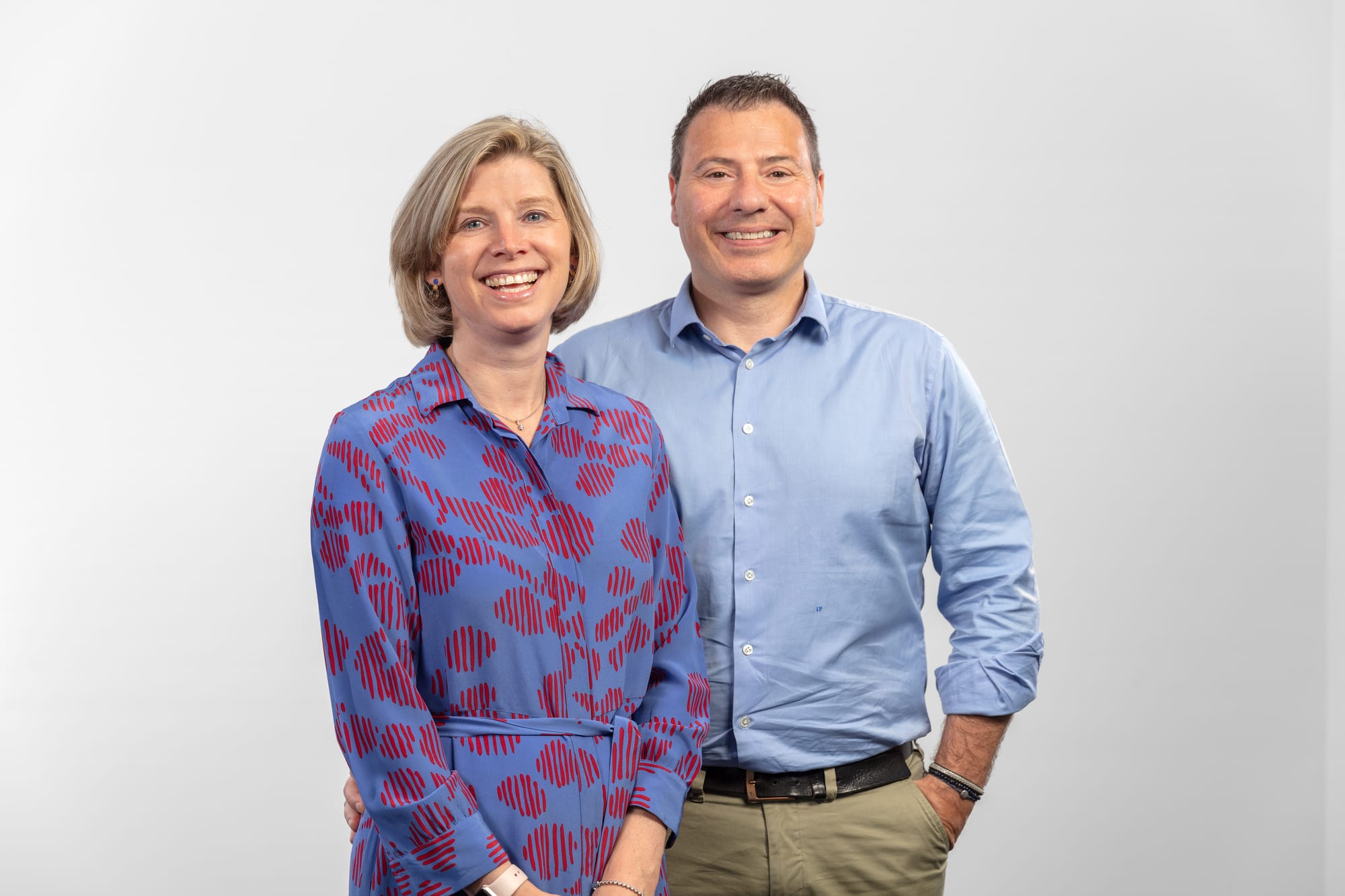 Patricia Vandelanotte en Igor Faccioli, zaakvoerders van Initeam